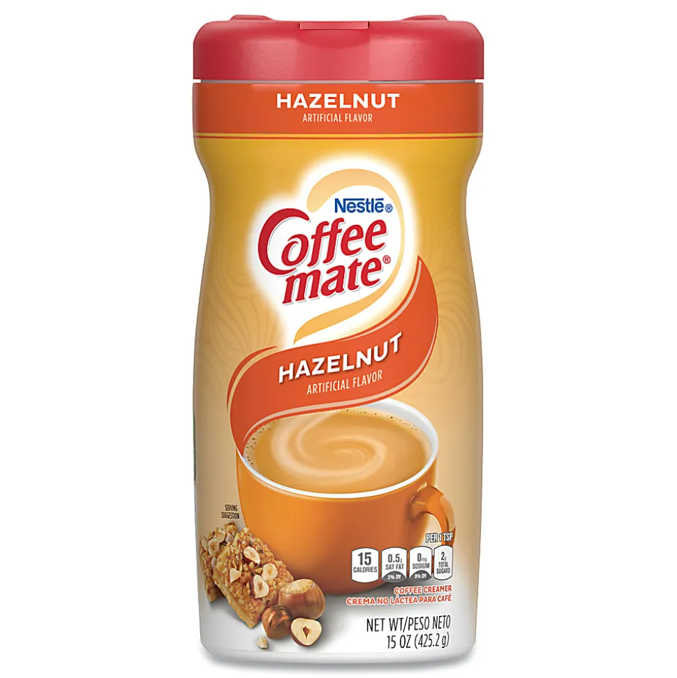 Nestlé® Coffee-mate Powdered Creamer Canister, Hazelnut, 15 Oz