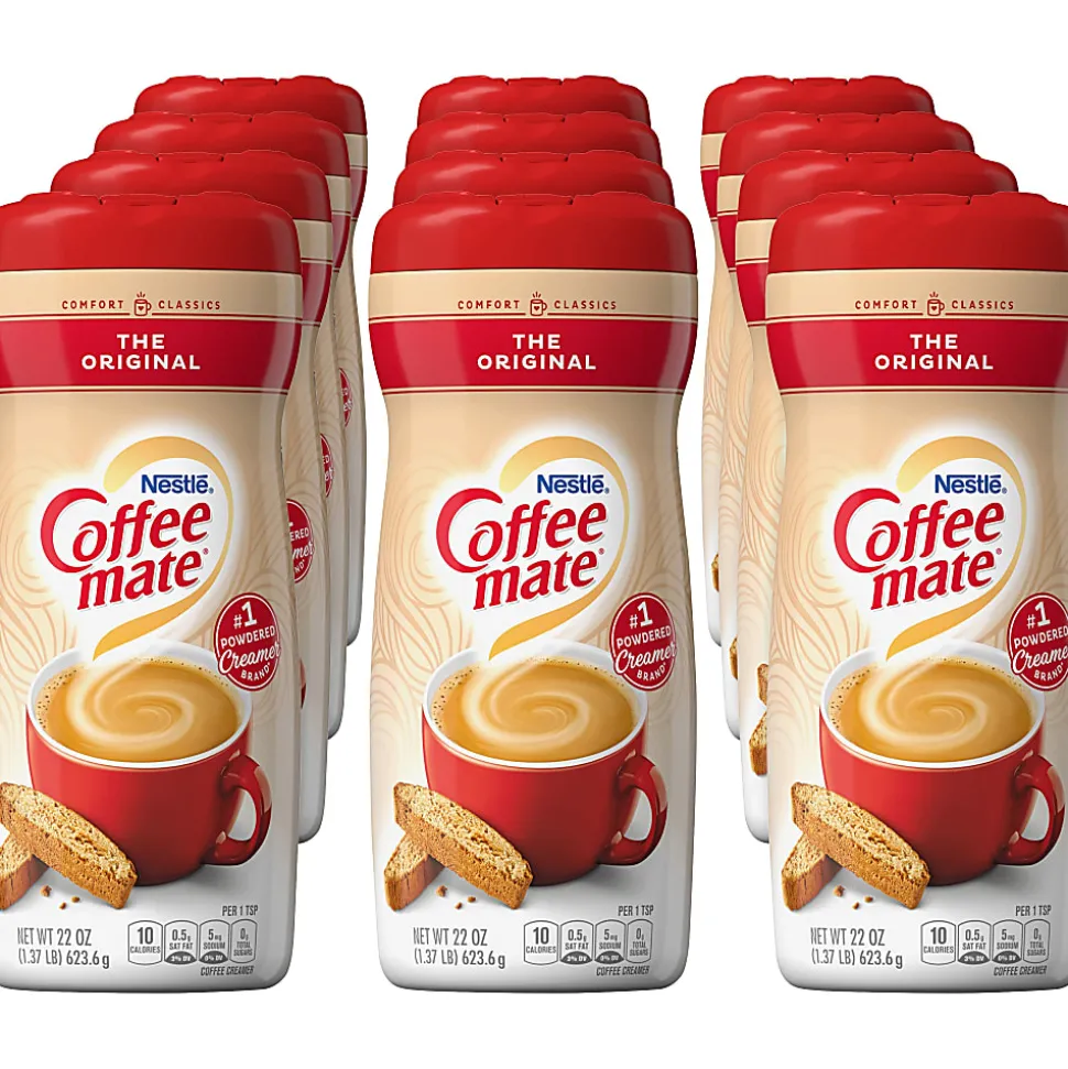 Nestle Coffee mate Coffee Creamer Original 22oz Powder Creamer Original Flavor 1.37 lb (22 oz) 12/Carton