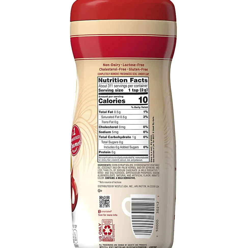 Nestle Coffee mate Coffee Creamer Original 22oz Powder Creamer Original Flavor 1.37 lb (22 oz) 12/Carton