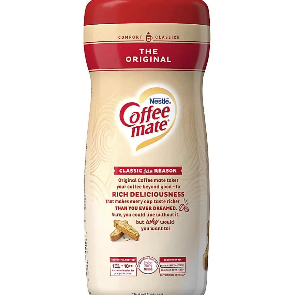 Nestle Coffee mate Coffee Creamer Original 22oz Powder Creamer Original Flavor 1.37 lb (22 oz) 12/Carton