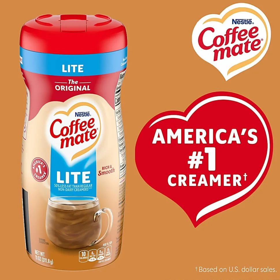 Nestle® Coffee-mate® Powdered Creamer Canister, Original Lite, 11 Oz