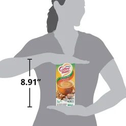 Nestle Coffee mate Sugar Free Hazelnut Creamer Singles, 0.38 Oz, Box Of 50 Singles