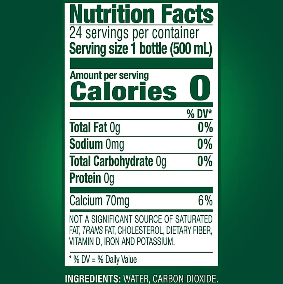 Nestle Perrier Sparkling Natural Mineral Water, 16.9 Oz, Case of 24 Bottles