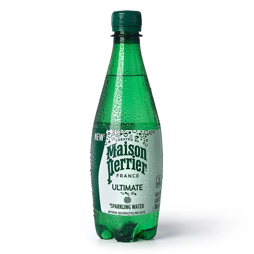 Nestle Perrier Sparkling Natural Mineral Water, 16.9 Oz, Case of 24 Bottles