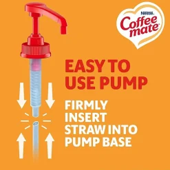 Nestle Professional Solutions Caramel Liquid Concentrate Coffee Creamer, 50.7 Oz, Pump Bottle, 73358