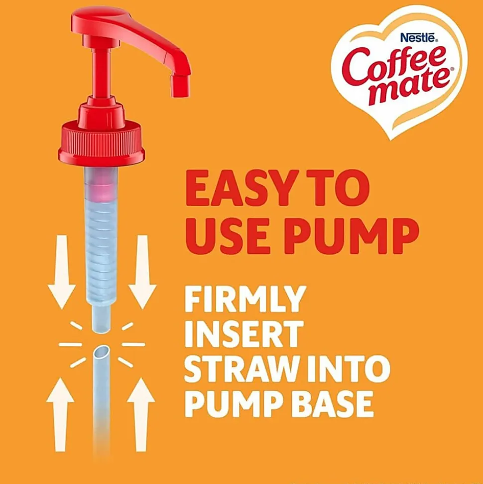 Nestle Professional Solutions Caramel Liquid Concentrate Coffee Creamer, 50.7 Oz, Pump Bottle, 73358
