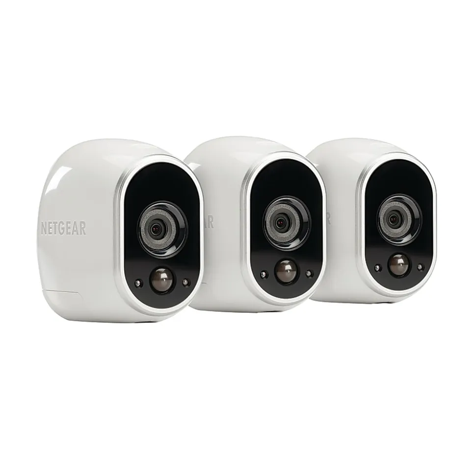 NetGear® Arlo™ Smart Home Wireless Security System With 3 HD Cameras, VMS3330