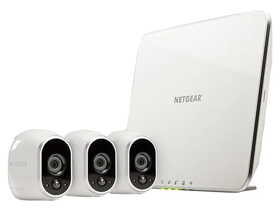 NetGear® Arlo™ Smart Home Wireless Security System With 3 HD Cameras, VMS3330