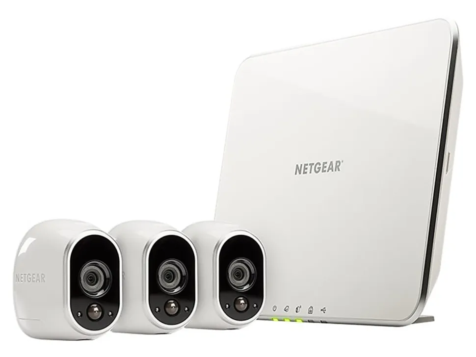NetGear® Arlo™ Smart Home Wireless Security System With 3 HD Cameras, VMS3330