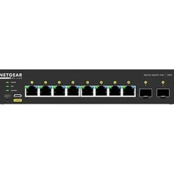 Netgear AV Line M4250 GSM4210PX Ethernet Switch - 8 Ports - Manageable - 10 Gigabit Ethernet - 10GBas - GSM4210PX100NAS