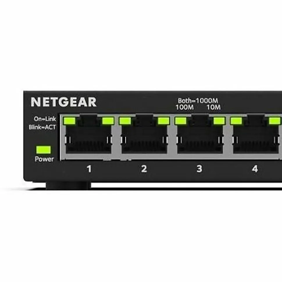 Netgear Business GS305E Ethernet Switch - 5 Ports - Gigabit Ethernet - 1000Base-T - 3 Layer Supported - Twisted Pair - 5 Year Limited Warranty