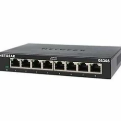 Netgear GS308 Ethernet Switch - 8 Ports - Gigabit Ethernet - 10/100/1000Base-T - 2 Layer Supported - Twisted Pair - GS308300PAS