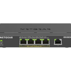 Netgear GS305P Ethernet Switch - 5 Ports - Gigabit Ethernet - 2 Layer Supported - 66.78 W Power Consumption - GS305P300NAS