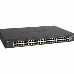 Netgear GS348PP Ethernet Switch - 48 Ports - 2 Layer Supported - Twisted Pair - Desktop, Rack-mountable - 3 YearLifetime Limited Warranty