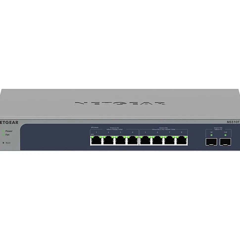 Netgear MS510TXUP Ethernet Switch - 8 Ports - Manageable - 3 Layer Supported - Modular - 380 W Power Consumption - MS510TXUP100NAS
