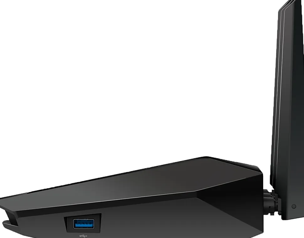 Netgear® Nighthawk AX/5-Stream AX2400 Wi-Fi 6 Router, Black, RAX30-100NAS