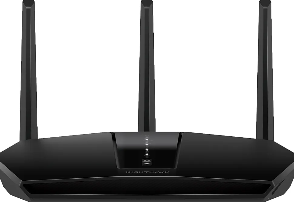 Netgear® Nighthawk AX/5-Stream AX2400 Wi-Fi 6 Router, Black, RAX30-100NAS