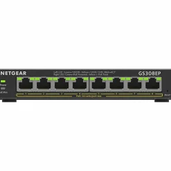Netgear 8-Port Gigabit Ethernet PoE+ Smart Managed Plus Switch - 8 Ports - Manageable - 2 Layer Supported - GS308EP100NAS
