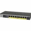 Netgear 8-Port PoE/PoE+ Gigabit Ethernet Unmanaged Switch (GS108LP) - 8 Ports - Gigabit Ethernet - 1000Bas - GS108LP100NAS