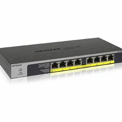 Netgear 8-Port PoE/PoE+ Gigabit Ethernet Unmanaged Switch (GS108LP) - 8 Ports - Gigabit Ethernet - 1000Bas - GS108LP100NAS