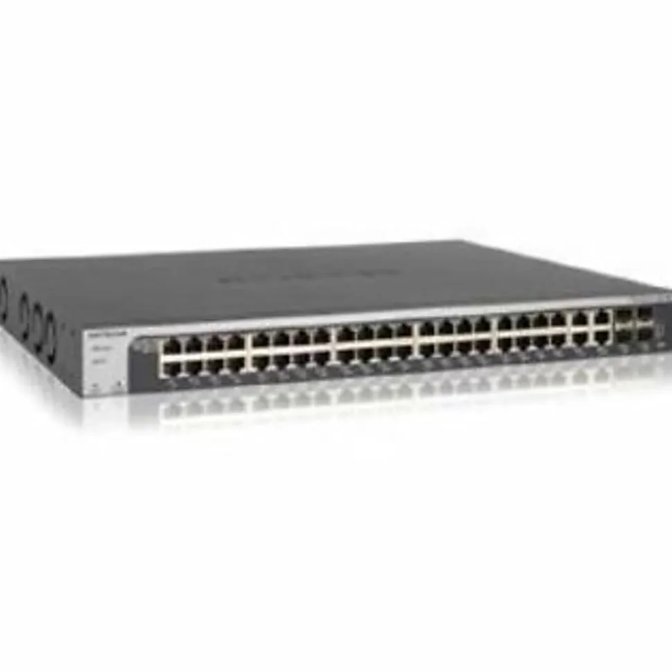 Netgear ProSafe XS748T Layer 3 Switch - 44 Ports - Manageable - 10 Gigabit Ethernet, Gigabit Ethernet - XS748T100NES