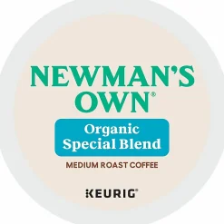 Newman's Own® Organics Single-Serve Coffee K-Cup®, Special Blend, Carton Of 96, 4 x 24 Per Box