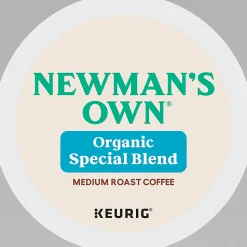 Newman's Own® Organics Single-Serve Coffee K-Cup®, Special Blend, Carton Of 96, 4 x 24 Per Box