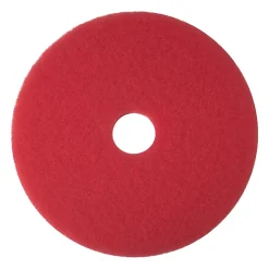 Niagara™ 5100N Buffing Floor Pads, 13" Diameter, Red, Case Of 5