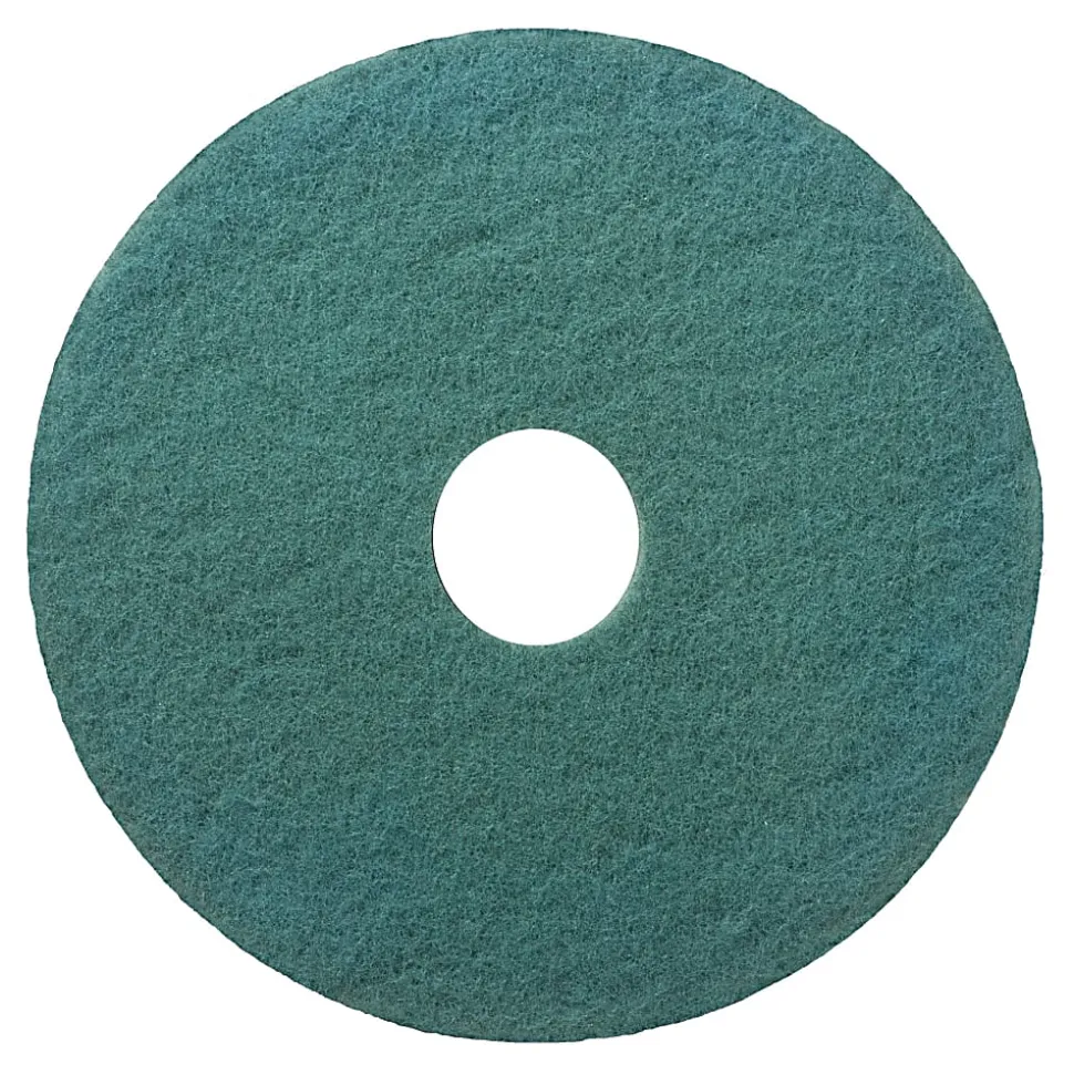 Niagara 3100N Burnishing Pads, 21", Aqua, Pack Of 5 Pads