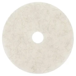 Niagara 3300N Natural Burnishing Pads, 24", White, Pack Of 5 Pads