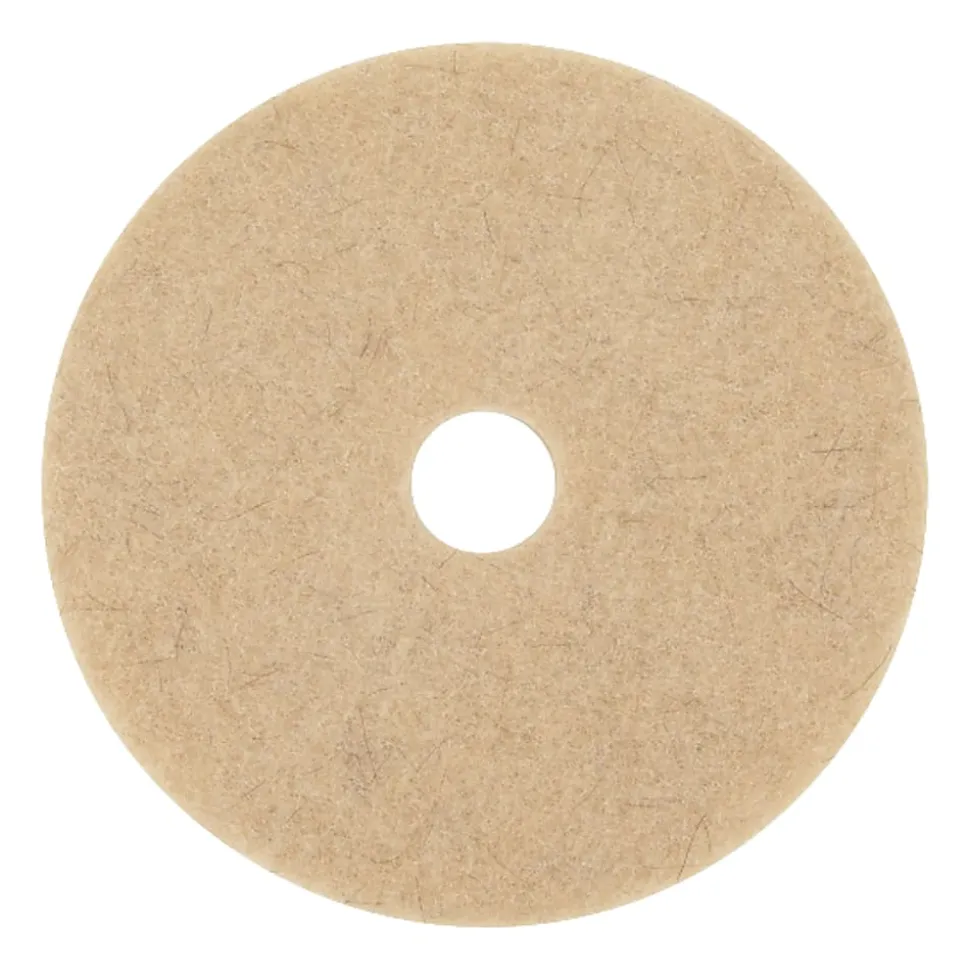 Niagara™ 3500N Natural Hog's Hair Floor Pads, 20", Tan, Case Of 5 Pads