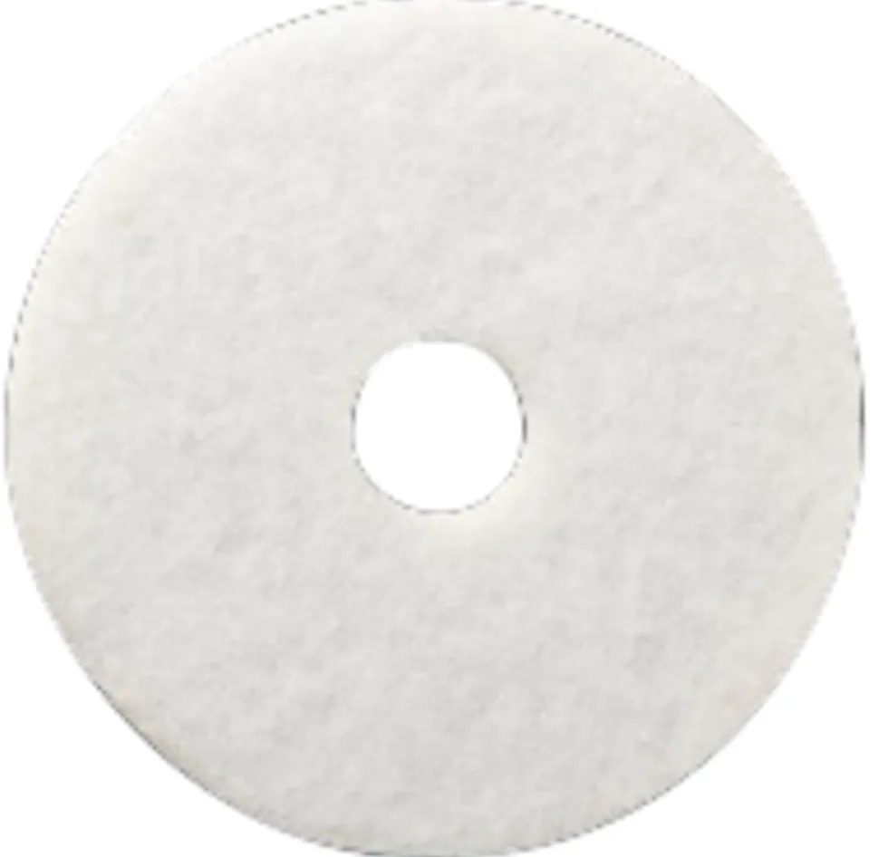 Niagara™ 4100N Polishing Pads, 12", White, Case Of 5