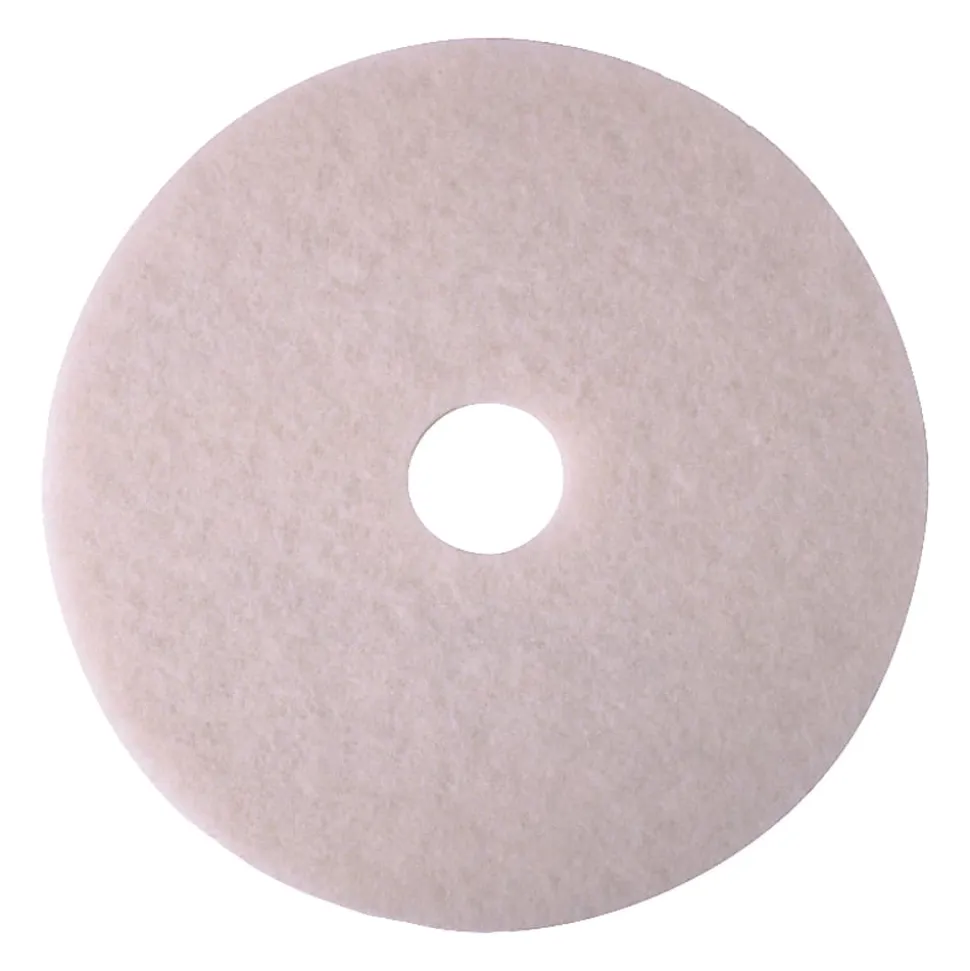 Niagara™ 4100N Polishing Pads, 17", White, Case Of 5