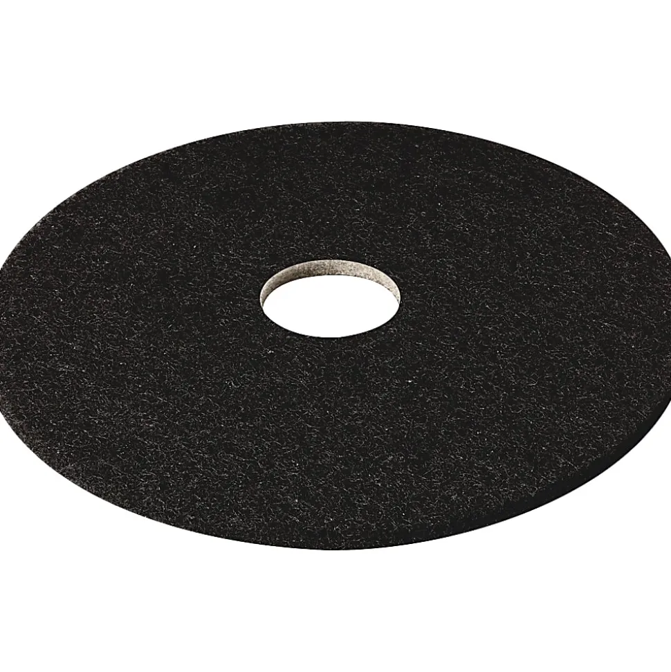 Niagara™ 7200N Stripping Floor Pads, 12", Black, Pack Of 5