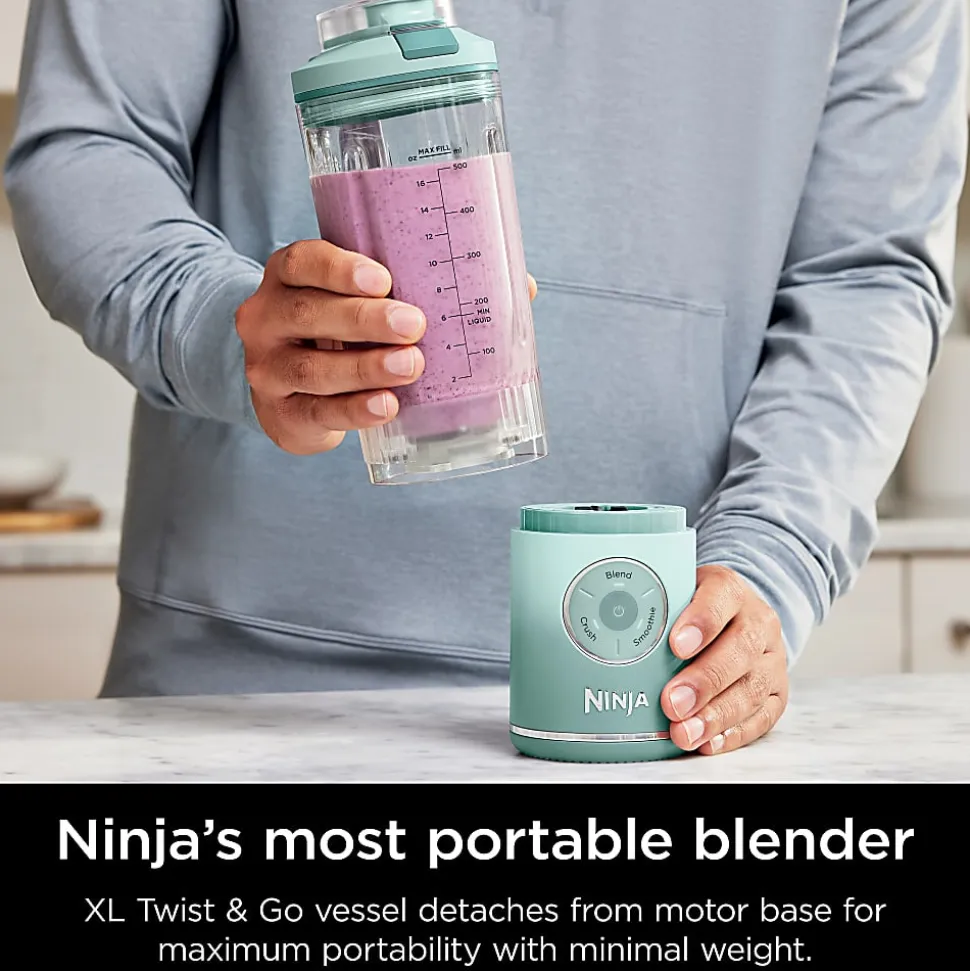 Ninja Blast Max Portable Blender, 22 Oz, Seaglass, Total Qty 1