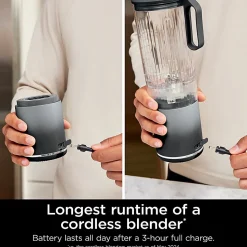 Ninja Blast Max Portable Blender, 22 Oz, Gray, Total Qty 1