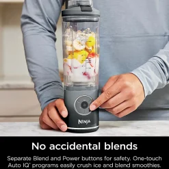 Ninja Blast Max Portable Blender, 22 Oz, Gray, Total Qty 1