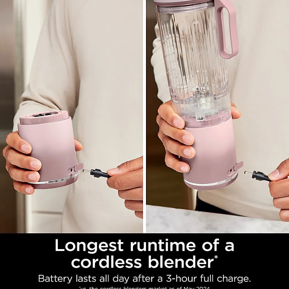 Ninja Blast Max Portable Blender, 22 Oz, Dusty Pink, Total Qty 1