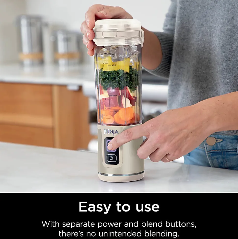Ninja Blast Portable Blender, 18 Oz, Vanilla Bean, Total Qty 1
