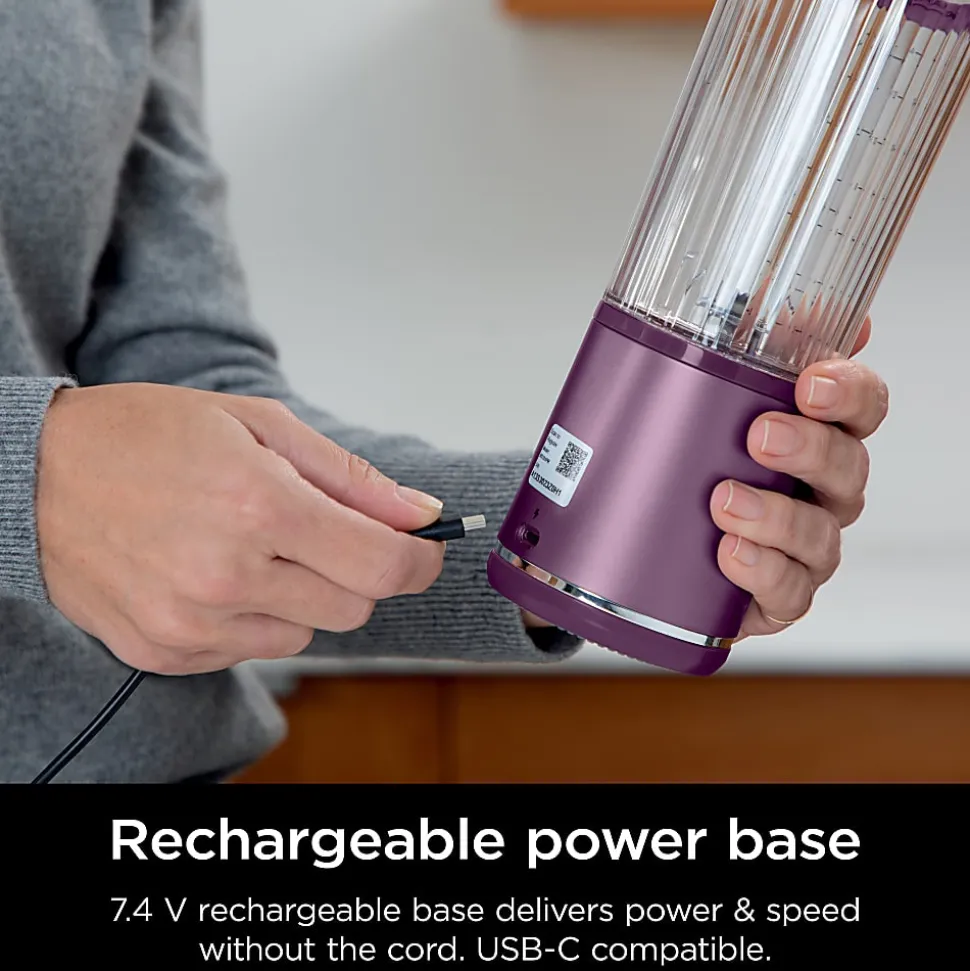 Ninja Blast Portable Blender, 18 Oz, Passion Fruit Purple, Total Qty 1