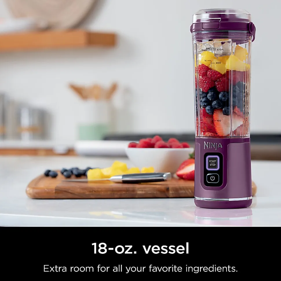 Ninja Blast Portable Blender, 18 Oz, Passion Fruit Purple, Total Qty 1