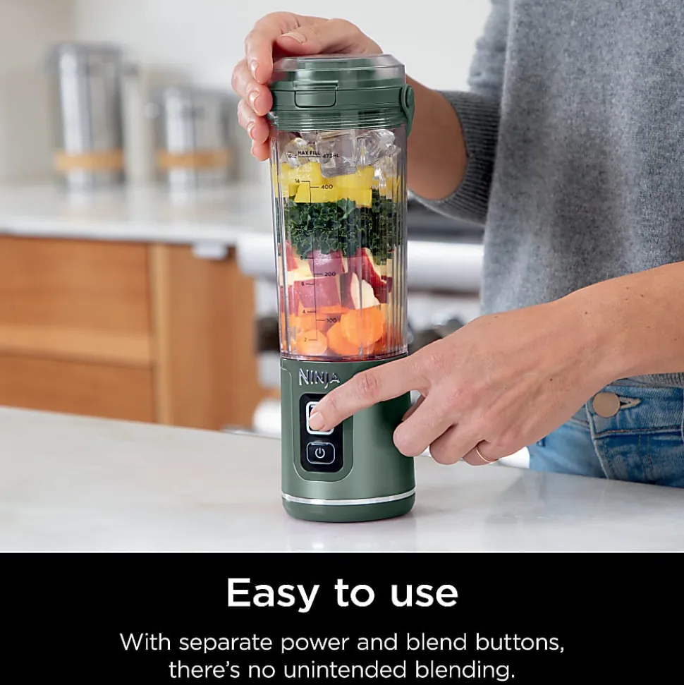 Ninja Blast Portable Blender, 18 Oz, Forest Green, Total Qty 1