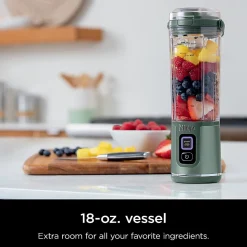 Ninja Blast Portable Blender, 18 Oz, Forest Green, Total Qty 1