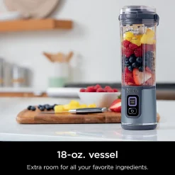 Ninja Blast Portable Blender, 18 Oz, Denim Blue, Total Qty 1