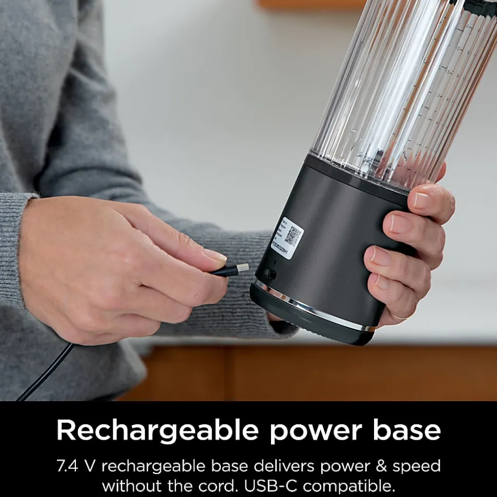 Ninja Blast Portable Blender, 18 Oz, Metallic Black, Total Qty 1