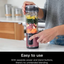 Ninja Blast Portable Blender, 18 Oz, Metallic Cherry Tarte, Total Qty 1