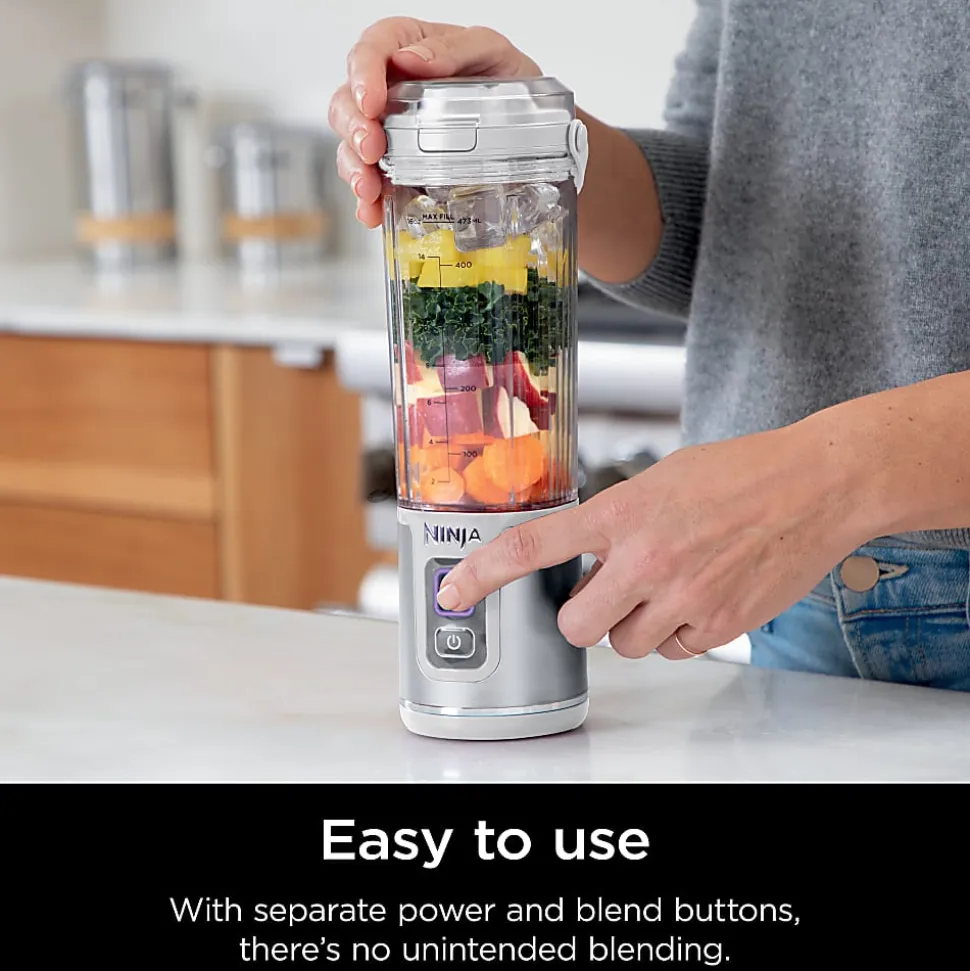 Ninja Blast Portable Blender, 18 Oz, White, Total Qty 1
