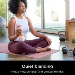 Ninja Blast Portable Blender, 18 Oz, Metallic Pink, Total Qty 1