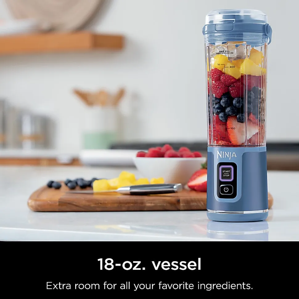 Ninja Blast Portable Blender, 18 Oz, Deep Navy/Denim Blue, Total Qty 1