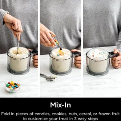 Ninja CREAMi Deluxe 11-in-1 Ice Cream And Frozen Treat Maker, 0.75-Quart, Silver, Total Qty 1